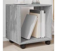 Armoire roulante sonoma gris 37x33x42,5 cm bois d ingénierie Gris G