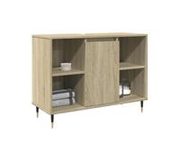 Vidaxl Armoire Salle De Bain Chêne Sonoma 80x33x60cm Bois D'ingénierie Marron