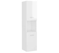 Armoire salle de bain - CLOUD - Contemporain - Blanc brillant Bois d'ingénierie M130
