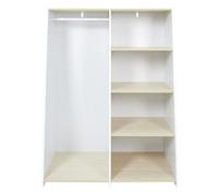 Armoire Scandinave Enfant ""Maya"" 120cm Blanc