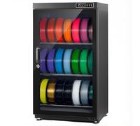 Armoire Sèche À Filaments 3D, Boîte de Rangement de Filaments Anti-humidité de 115 L, Affichage Led, Contrôle Intelligent de L'humidité, Contenant 10 À 12 Bobines de Filaments Threetier