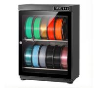 Armoire Sèche À Filaments 3D, Boîte de Rangement de Filaments Anti-humidité de 115 L, Affichage Led, Contrôle Intelligent de L'humidité, Contenant 10 À 12 Bobines de Filaments Twotier
