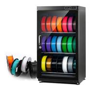 Armoire Sèche Scellée Par Filament D'imprimante 3D À Deux/trois Niveaux, Contrôle De L'humidité, Peut Contenir Jusqu'à 12/21 Bobines, For Amateurs D'impression 3D, Maison, Studio(115L)