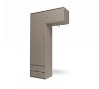 Armoire Selection Attire II avec Tringle 141-Truffle