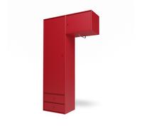 Armoire Selection Attire II avec Tringle 165-Betterave