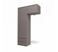 Armoire Selection Attire II avec Tringle 35-Café