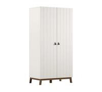 Armoire sezane 2 portes clay-noix