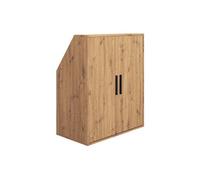 Armoire sous pente ADEZIO 2 portes Panneau de particule Naturel clair 91.3x110x50 cm