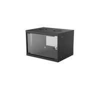 Armoire suspendue 6U 540x400 rack 19 Basic Flatpack noir 714143