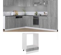 vidaXL Meuble d'angle Lyon 75,5x75,5x81,5 cm Bois reconstitué Blanc 802489
