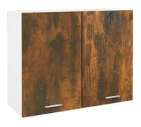 Armoire suspendue Chêne fumé 80x31x60 cm Bois d ingénierie Chêne fumé G