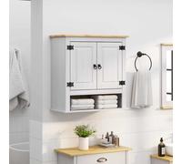 vidaXL Armoire suspendue Corona Blanc 70 x 33 x 71,5 cm Pin massif