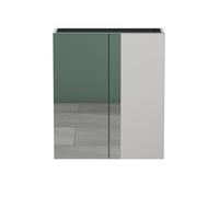 Armoire Suspendue de Salle de Bain avec Miroir Mai & Mai - Blanc Mat - 60x15x70 cm