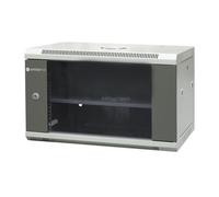 Armoire suspendue dimanche 19 6U, porte tôle/verre EM/AP6406
