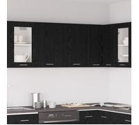 Armoire Suspendue en Chêne Noir 80x31x60 cm Fabriquée en Bois d Ingénierie