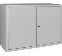 Armoire suspendue H600xL800xP300mm tôle pleine,1 BD acierbl.gris clair/gris clair
