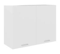 Armoire Suspendue Lyon 80x31x60 cm bois contreplaqué Blanc