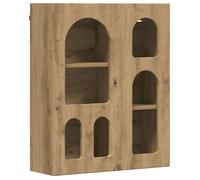 Armoire suspendue moderne - vidaXL - Chêne artisanal - Bois d'ingénierie - 59x20x71,5 cm - 6 étagères - Durable
