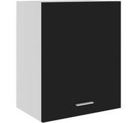 vidaXL Armoire suspendue ""Lyon"" Noir 50 x 31 x 60 cm Bois d'ingénierie 801261