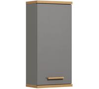 Armoire suspendue Pelipal Quickset 924, gris quartz/chêne Riviera, L74,5 x H35,5 x P20,5 cm
