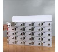 Armoire téléphonique Murale verrouillable avec clés - Solution de Rangement sécurisée pour Les Articles de Salle de estion optimisée des appareils des élèves et du Personnel.