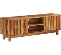 Armoire TV en bois massif d'acacia 118x30x40 cm