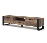 Armoire TV NUKA 200 cm Chêne Grange debout Commode