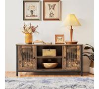 Armoire TV Yaheetech avec compartiments de rangement ouverts et étagères réglables, armoire TV pour téléviseurs jusqu'à 45 pouces, banc TV pour le salon/la chambre à coucher