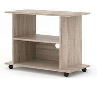 Armoire TV YOGI 80 cm CHÊNE SONOMA Table TV sur roulettes