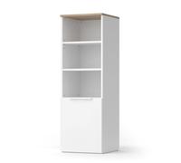 Armoire universelle Wido, 40.2x120cm avec une porte, Blanc/Sonoma, Vicco 57438