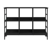 Armoire Vaisselier Durable - Noir - Buffet de cuisine - avec Rangement - noir 102x32x73,5cm - Bois d'ingénierie LH8670865