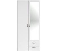 Armoire VARIA Décor 2 portes battantes 1 miroir 2 tiroirs L 81 H 185 P 51 cm https://www.fnac.com/mp49160609/Armoire-VARIA-Decor-2-portes-battantes-1-miroir-2-tiroirs-L-81-H-185-P-51-cm/w-4?oref=52ce0476-f707-150c-ff0a-9a77f3e5caaf
