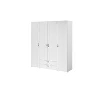 Armoire Parisot Armoire VARIA Décor 4 portes battantes 2 tiroirs L 160 H 185 P 51 cm B
