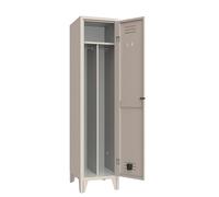 Armoire vestiaire en métal 1 place garde-robe sale propre Fade
