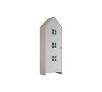 Armoire 1 porte Casami Bruges Satin Blanc Blanc G