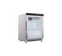 Armoire Vitrée Positive 130 L Laquée Blanche Furnotel