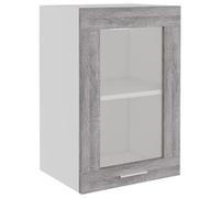 Armoire vitrée suspendue Sonoma gris 40x31x60cm Bois ingénierie vidaXL vidaXL
