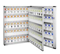 Armoires à 212 Clés en Aluminium, Placards à Clés pour Montage Mural, avec 212 Étiquettes 2 Clés Rangement Sécurisé des Clefs Maison Bureau Hôtel(305key)