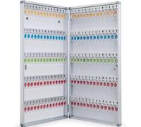 Armoires à 32/48/72/96 Clés en Aluminium, Placards à Clés pour Montage Mural, pour Voiture, Bureau, Maison, Garage, Location(140Key)