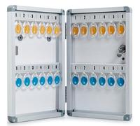 Armoires à 32/48/72/96 Clés en Aluminium, Placards à Clés pour Montage Mural, pour Voiture, Bureau, Maison, Garage, Location(24Key)