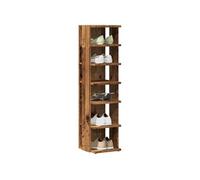 Vidaxl Armoires À Chaussures 2 Pcs Vieux Bois Bois D'ingénierie Marron