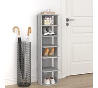 Armoires à Chaussures Étagères Rangement Salon Couloir 2 pcs Gris Béton vidaXL