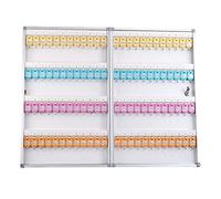 Armoires à clés Boîte de gestion de clés de grande capacité Casier de porte mural Boîte à clés d'entrepôt d'usine 24/48/96/120 Boîte de rangement de clés Boîte for ranger les clés Clé(39.8*6.3*63cm)