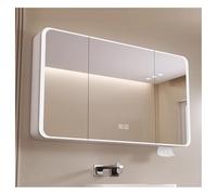 Armoires à pharmacie miroir pour salle de bain avec lumières LED, miroir de salle de bain avec rangement 81,3 x 68,6 cm, miroir de salle de bain LED avec lumières, avec interrupteur tactile