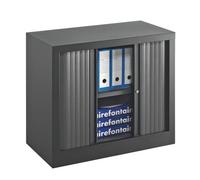 Armoires à rideaux Eco-conçue Classiques anthracite H 70 x L 120