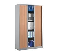 Armoires à rideaux Eco-conçue Décor Monobloc poirier H 198 x L 100