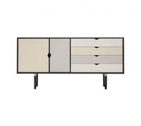 Armoires basse S6 façades colorées WxHxD 163x80x43cm