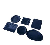Armoires Blue Jewelry Display Set Organizer Trays | For Necklaces Rings Earrings