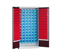 Armoires d’ateliers à tiroirs ou bacs à becs AKAZE 4 étagères - CARMAPB