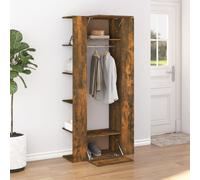 Armoires de Couloir Rangements Entrée 2 pcs Gris Béton Bois d'Ingénierie vidaXL